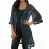Scully Leather Company Ladies' Women's Honey Creek Collection Accessory: Floral Lace Duster