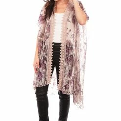 Scully Leather Company Women's Honey Creek Collection Accessory: Printed Lace Duster