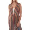Scully Leather Company Women's Honey Creek Vest Collection: Serape Print Fringe 1 Scully Leather Company Women's Honey Creek Vest Collection: Serape Print Fringe
