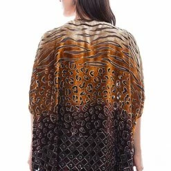 Scully Leather Company Women's Honey Creek Collection Poncho: Animal Print Ladies'