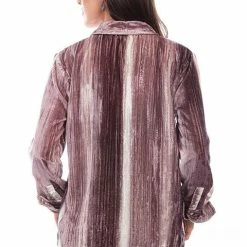 Scully Leather Company Ladies' Women's Honey Creek Collection Blouse: Velvet Stripe