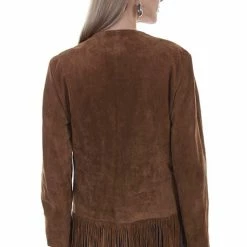Scully Leather Company Women's Leather Jacket Collection Suede: Scully Western Fringe