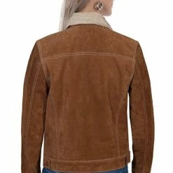 Scully Leather Company Women's Leather Jacket Collection Suede: Scully Western Jean Shearling Ladies' 13 Scully Leather Company Women's Leather Jacket Collection Suede: Scully Western Jean Shearling Ladies'