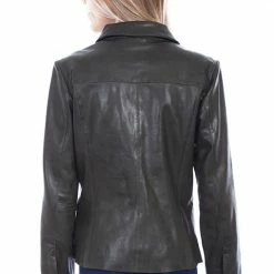 Scully Leather Company Women's Leather Jacket Collection: Scully Contemporary Style Olive Ladies'