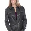 Scully Leather Company Women's Leather Jacket Collection: Scully Contemporary Style Olive Ladies'