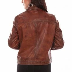 Scully Leather Company Women's Leather Jacket Collection: Scully Washed Lamb Ladies'