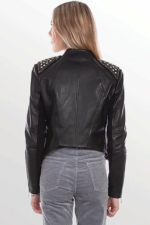 Scully Leather Company Ladies' Women's Leather Jacket Collection: Scully Fringe And Studs 4 Scully Leather Company Ladies' Women's Leather Jacket Collection: Scully Fringe And Studs