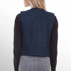 Scully Leather Company Women's Leather Collection: Scully Vest Embroidered Flowers And Horseshoes Ladies'