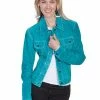 Scully Leather Company Women's Leather Jacket Collection Suede: Scully Western Jean Jacket Ladies'