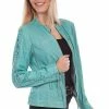 Scully Leather Company Women's Leather Jacket Collection: Scully Laced Sleeve Ladies'