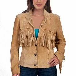 Scully Leather Company Women's Leather Jacket Collection Suede: Scully Western Fringe Cowgirl Ladies'