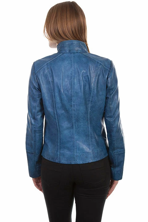 Scully Leather Company Women's Leather Jacket Collection: Scully Classic Stand Up Collar Ladies' 6 Scully Leather Company Women's Leather Jacket Collection: Scully Classic Stand Up Collar Ladies'