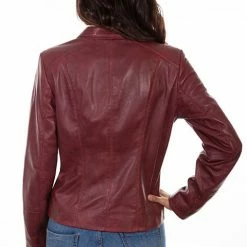 Scully Leather Company Women's Leather Jacket Collection: Scully Classic Stand Up Collar Ladies' 12 Scully Leather Company Women's Leather Jacket Collection: Scully Classic Stand Up Collar Ladies'