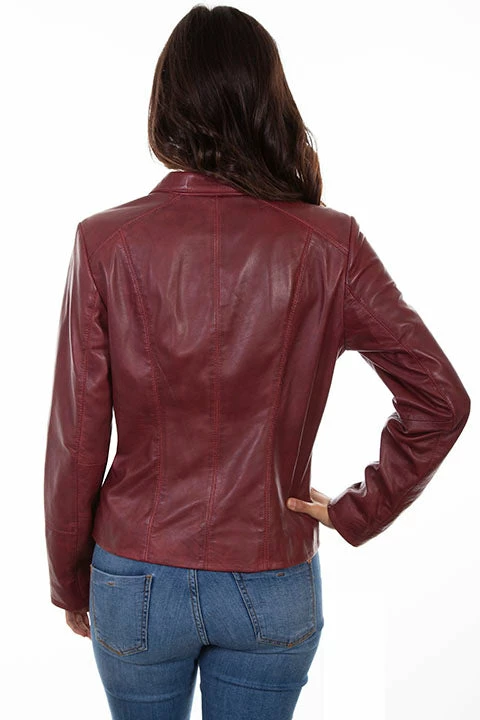 Scully Leather Company Women's Leather Jacket Collection: Scully Classic Stand Up Collar Ladies' 7 Scully Leather Company Women's Leather Jacket Collection: Scully Classic Stand Up Collar Ladies'