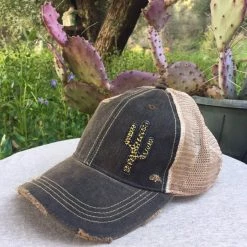 Ladies' Original Cowgirl Clothing Cap: Leopard Spots Cactus