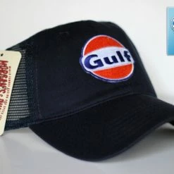 M&P Speed Shop Cap: GULF Navy Navy Ladies'