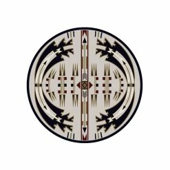 American Dakota Textiles Voices Collection: Horse Thieves Natural Area Rugs