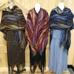 Rhonda Stark Italian Acrylic Collection: Shawl Red Lipstick, Fringe