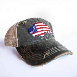 Original Cowgirl Clothing Cap: Buffalo Honor Ladies'