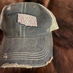 Original Cowgirl Clothing Cap: Oklahoma Leopard