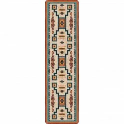 American Dakota Textiles Voices Collection: Old Crow Rust Area Rugs Decor