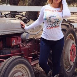 Original Cowgirl Clothing T-Shirts: Longsleeve Dimestore Cowgirl Ladies'