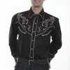 Scully Leather Company Men's Vintage Western Shirt Collection: Scully Floral Scrolls