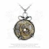 Alchemy England 1977 Alchemy Empire Steampunk Necklace: Anguistralobe Pendant On Chain