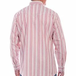 Scully Leather Company Men's Signature Shirt Collection: Contrasting Star Print