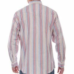 Scully Leather Company Men's Signature Shirt Collection: Contrasting Star Print