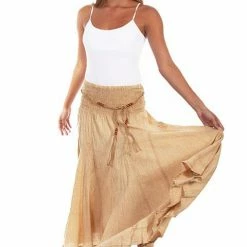 Scully Leather Company Women's Cantina Collection Skirt: Acid Wash Ladies'