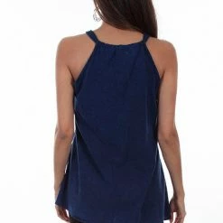 Scully Leather Company Ladies' Women's Cantina Collection Top: Rope Strap Tank