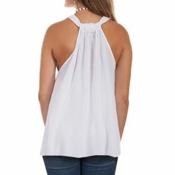 Scully Leather Company Ladies' Women's Cantina Collection Top: Rope Strap Tank