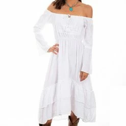 Scully Leather Company Women's Cantina Collection Dress: Embroidered Bodice