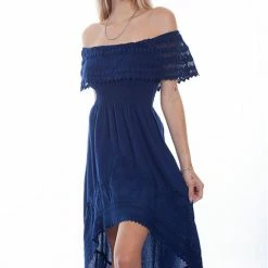 Scully Leather Company Ladies' Women's Cantina Collection Dress: Off The Shoulder