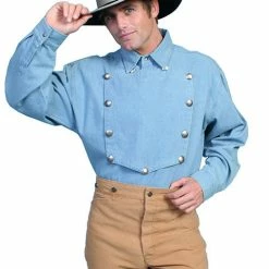 Scully Leather Company Men's Western Shirt Collection: Scully Rangewear Classic Bib