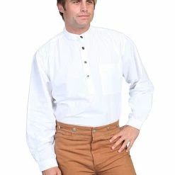 Scully Leather Company Men's Western Shirt Collection: Scully Rangewear Cotton Pullover