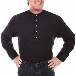 Scully Leather Company Men's Western Shirt Collection: Scully Rangewear Ribbed Pullover