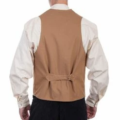Scully Leather Company Men's Western Vest Collection: Rangewear Canvas No Lapel
