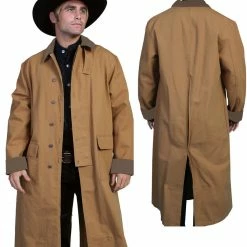 Scully Leather Company Men's Old West Collection Coat: Rangewear Duster