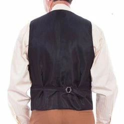 Scully Leather Company Men's Western Vest Collection: Rangewear Wide Lapel