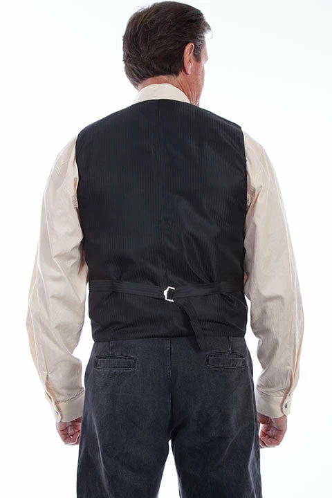 Scully Leather Company Men's Western Vest Collection: Rangewear Flower Pattern Royal 4 Scully Leather Company Men's Western Vest Collection: Rangewear Flower Pattern Royal