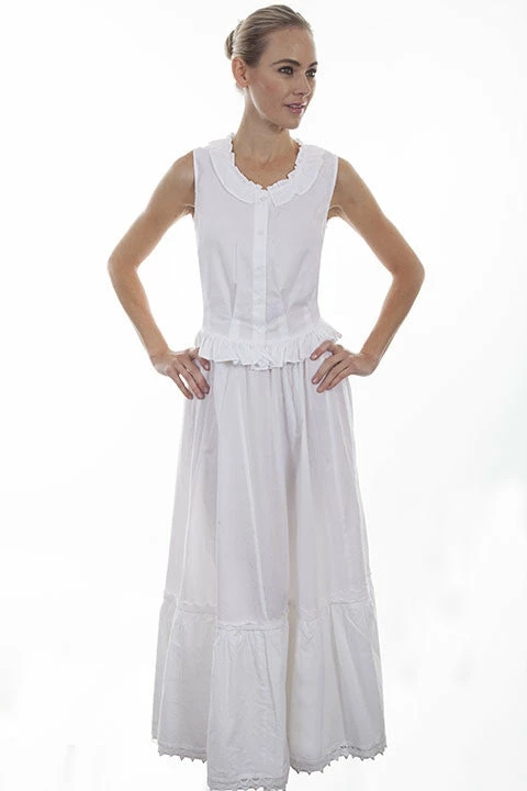 Scully Leather Company Women's Old West Skirt Collection: Rangewear Cotton Petticoat 3 Scully Leather Company Women's Old West Skirt Collection: Rangewear Cotton Petticoat