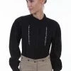 Scully Leather Company Ladies' Women's Old West Top Collection: Rangewear Inset Bib Blouse