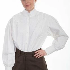 Scully Leather Company Women's Old West Top Collection: Rangewear Classic Work Shirt White Ladies'