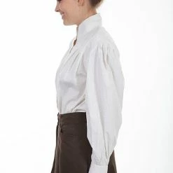Scully Leather Company Women's Old West Top Collection: Rangewear Classic Work Shirt White Ladies'