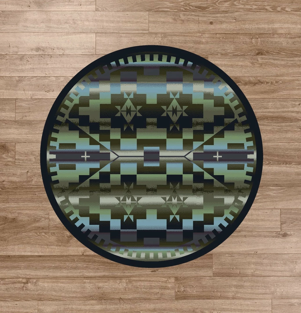 American Dakota Textiles Decor Trader Collection: Rainbow Blanket Blue 6 American Dakota Textiles Decor Trader Collection: Rainbow Blanket Blue