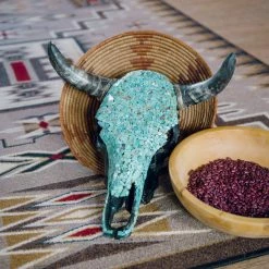 American Dakota Textiles Decor Voices Collection: Storm Catcher Chestnut Area Rugs