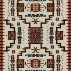 American Dakota Textiles Voices Collection: Storm Catcher Rust Area Rugs Decor