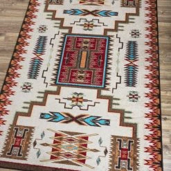 American Dakota Textiles Voices Collection: Storm Catcher Rust Area Rugs Decor